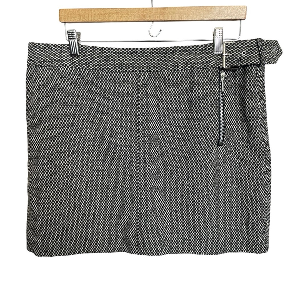 Tommy Hilfiger Checkered Skirt Zipper Buckle Y2K
